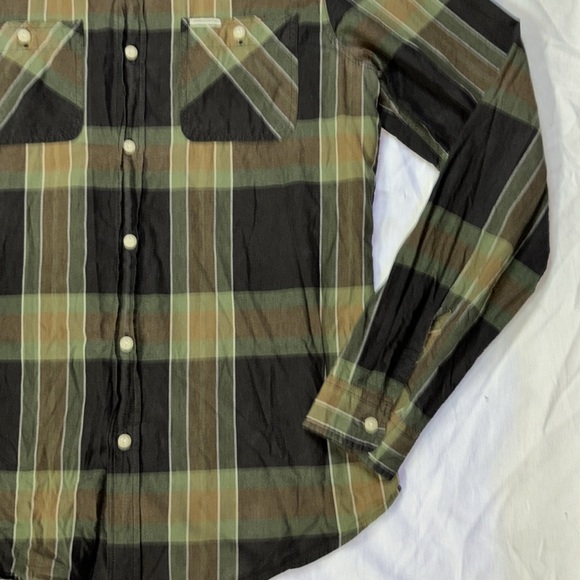 Denim & Supply Ralph Lauren Mens Button Down Shirt Brown Plaid Size Large - Picture 4 of 7